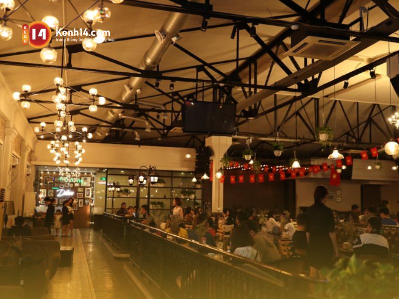 cafe chill hải phòng Delices Cafe thiết kế với không gian đầy cảm hứng