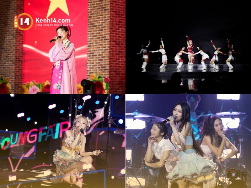 Em Xinh Han Sara cực cháy trên sân khấu