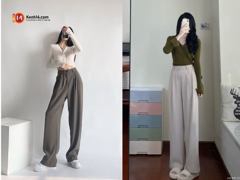 outfit hack dang 6 Combo quần cạp cao công thức hack dáng đỉnh cao