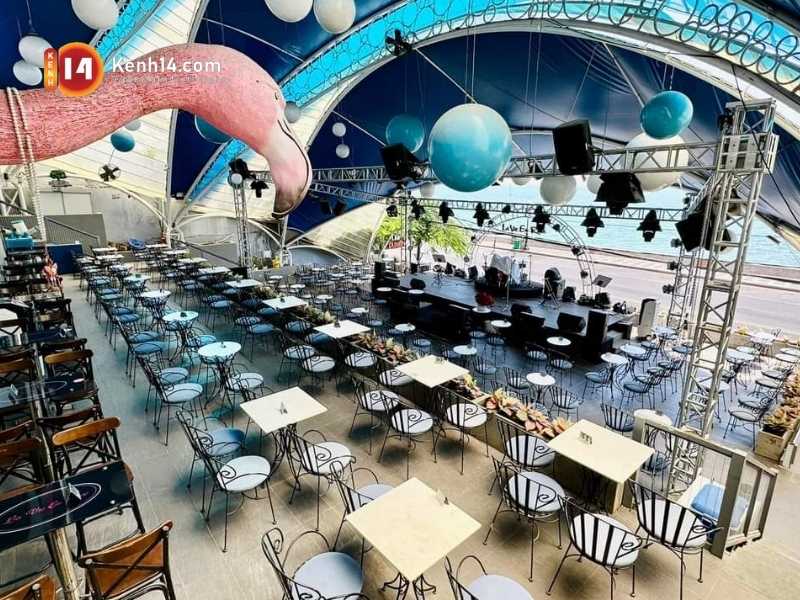 quan cafe chill vung tau 5 Không gian mở với tường kính của La Vie En Rose Coffee